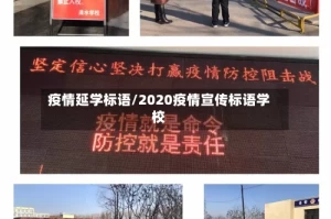 疫情延学标语/2020疫情宣传标语学校