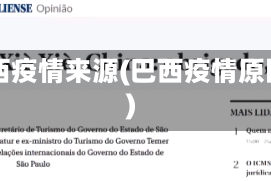 巴西疫情来源(巴西疫情原因)