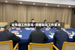 疫情期工作指导/疫情期间工作要点