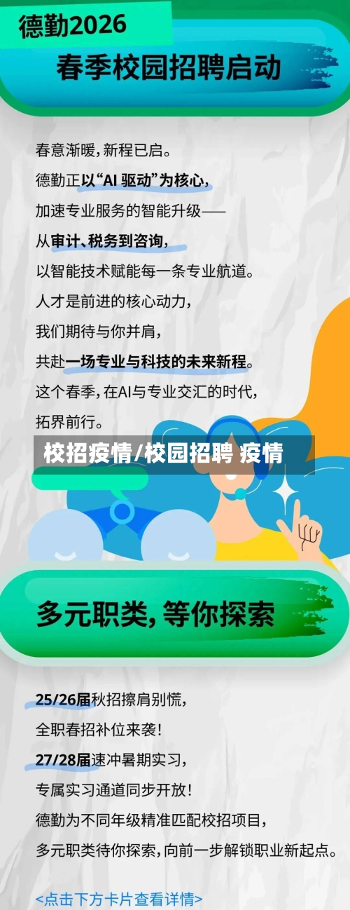 校招疫情/校园招聘 疫情-第1张图片