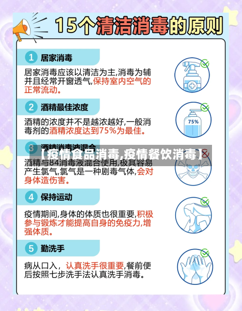 【疫情食品消毒,疫情餐饮消毒】-第1张图片