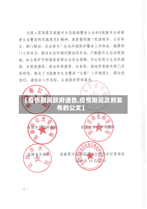 【疫情期间政府通告,疫情期间政府发布的公文】-第1张图片