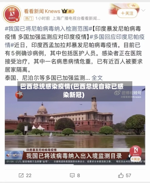 巴西总统感染疫情(巴西总统自称已感染新冠)-第1张图片