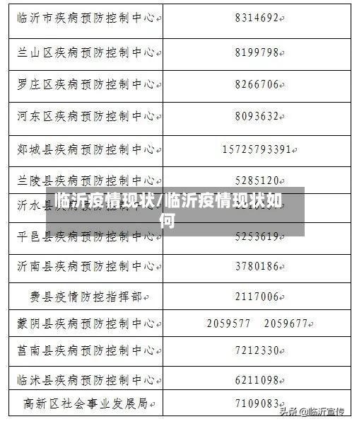 临沂疫情现状/临沂疫情现状如何-第2张图片