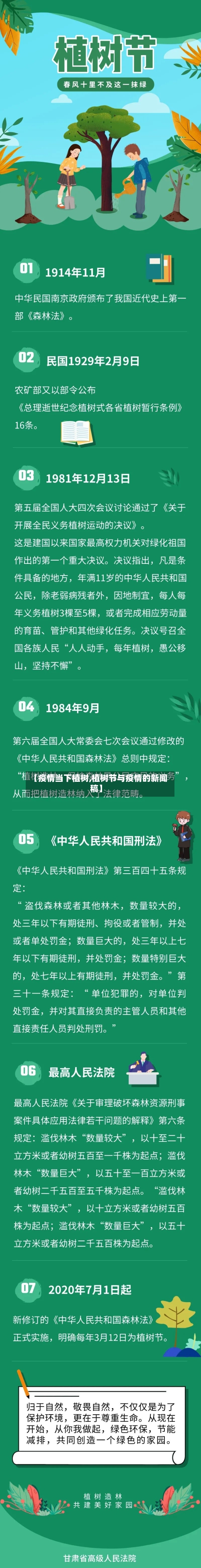 【疫情当下植树,植树节与疫情的新闻稿】-第1张图片